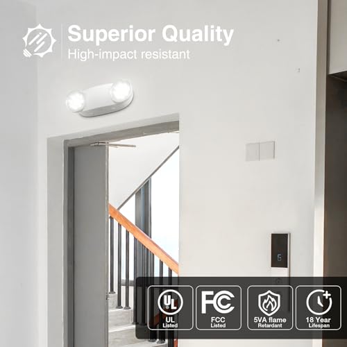 10 Pack Emergency Lights for Business (10 Count)
