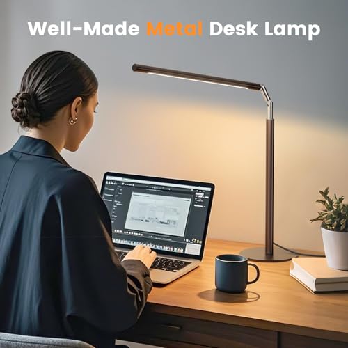 Brown LED Desk Lamp