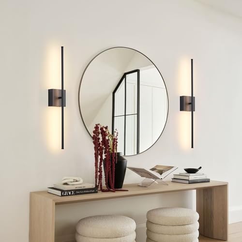 Rechargeable Wall Sconces Battery Operated Set of 2 (2 Count)