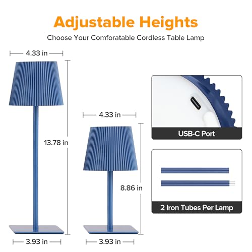 4 Pack Cordless Table Lamp (4 Count)