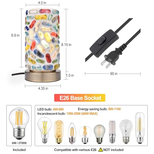 Handmade Turkish Mosaic Table Lamp