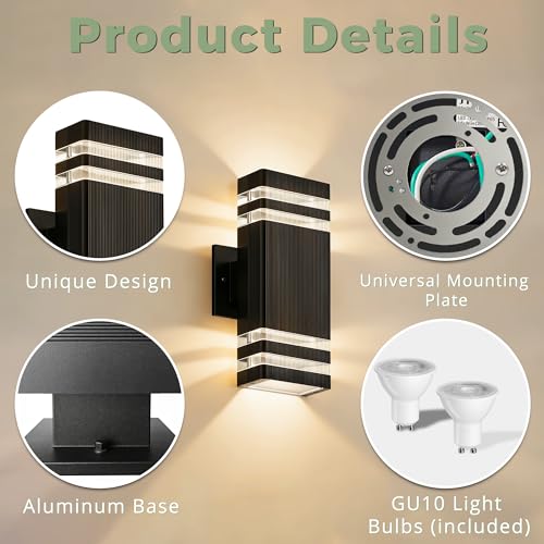 Square Outdoor Wall Lights