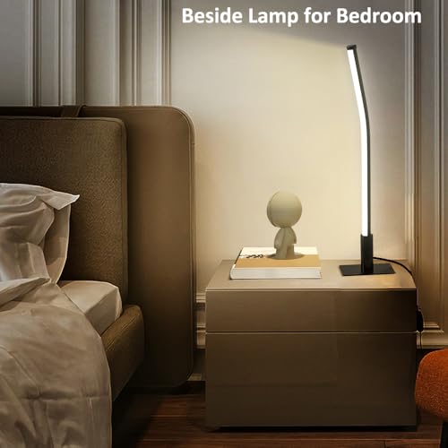 Slim Metal Table Lamp Bedside Lamp Set of 2 (2 Count)