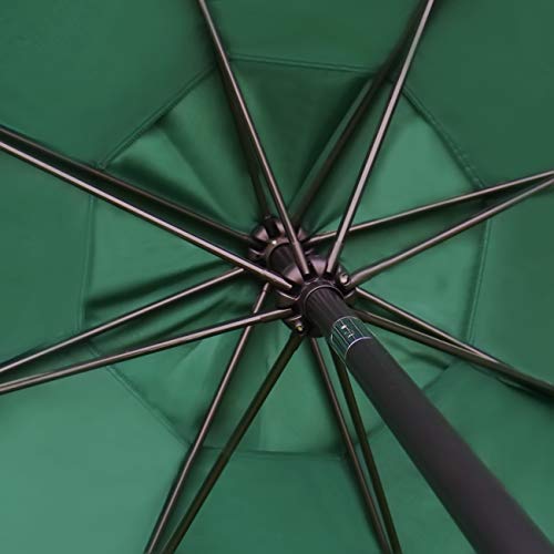 9' Solar LED Patio Umbrella