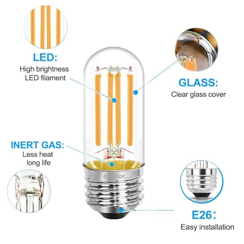 3.2 Inch E26 LED Bulb 60 Watt Equivalent (4 Count)