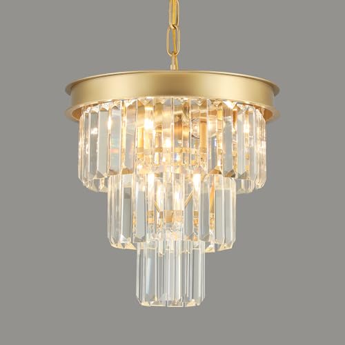 Gold Crystal Chandeliers for Dining Room