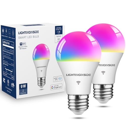 Smart Light Bulb Work with Alexa (2 Count)