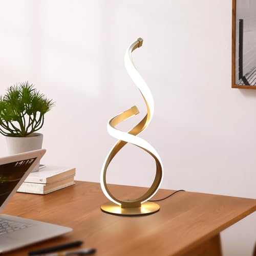 2 Pack Gold Cool Table Lamps (2 Count)