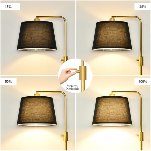 Dimmable Gold Floor Lamp
