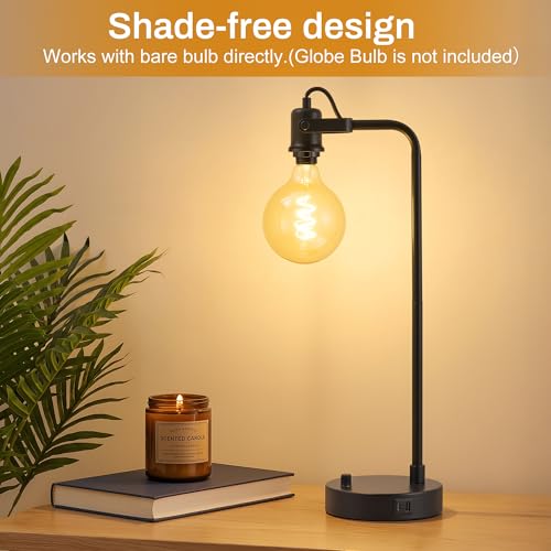 Black Table Lamp Set of 2