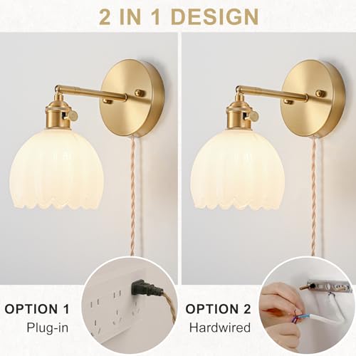 Plug in Wall Sconce
