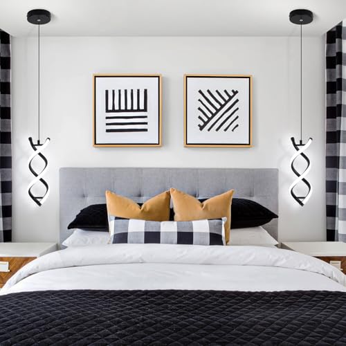 Spiral Led Pendant Light Fixture