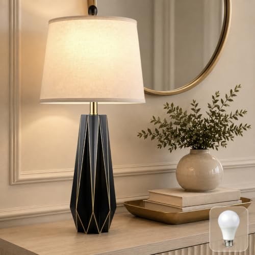 28'' Black Table Lamp for Living Room