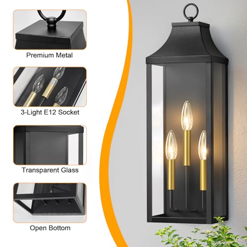 24" Extra Large Outdoor Wall Lights 2 (2 Count)