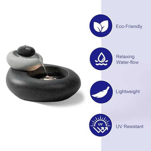 13.39" H Outdoor Water Fountain Made with Eco