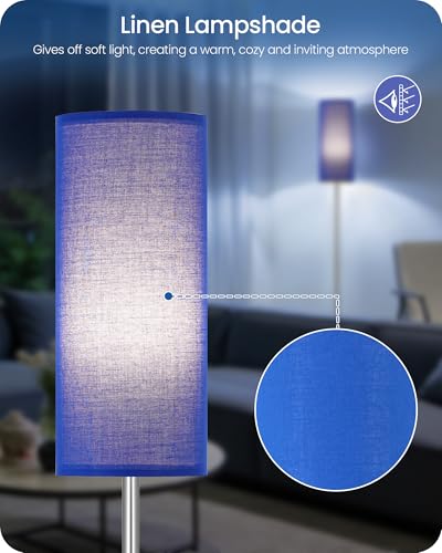 Dimmable Floor Lamps for Living Room with Remote and Foot Switch