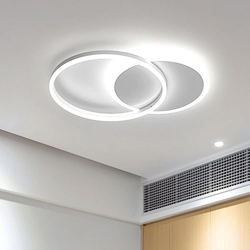 Chaners Ceiling Light LED Ceiling Light Ring Design Lighting Dimmable with Remote Control Lights for Living Room Bedroom Hallway