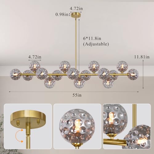 Dining Room Chandelier Sputnik Linear Chandeliers Long Island Light Fixture
