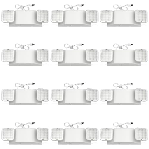 12 Pack Led Emergency Lights with Square Head (12 Count)