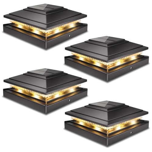 Solar Post Cap Lights 4pack (4 Count)