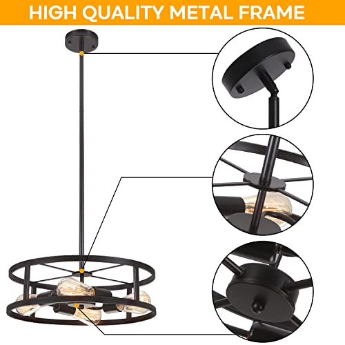 Black Semi Flush Mount Ceiling Light