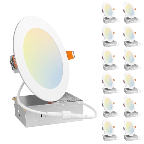 12 Pack 5 Inch LED Recessed Lighting (12 Count)