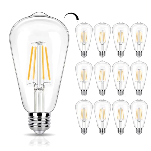 12 Pack Dimmable LED Light Bulbs 40 Watt Equivalent (12 Count)