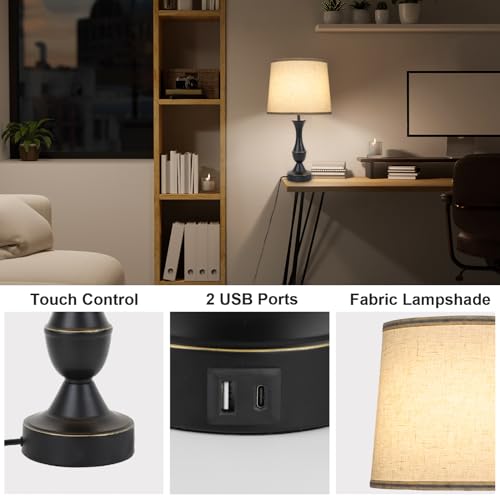 Touch Table Lamps Set of 2 (2 Count)