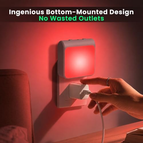6 Pack Dimmable LED Night Lights Plug into Wall (6 Count)