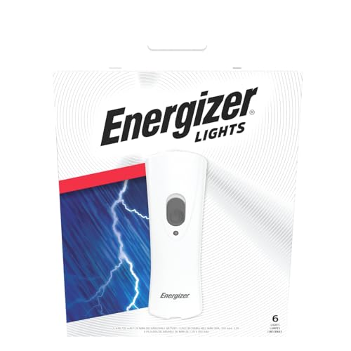 Auto On LED Flashlights Rechargeable (6 Count)