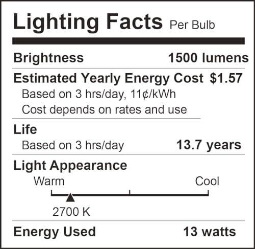 A19 LED Light Bulbs (6 Count)