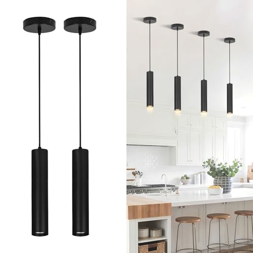 Black Pendant Lights 2 Pack