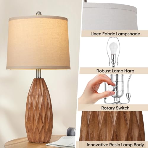 25'' Modern Table Lamp (2 Count)