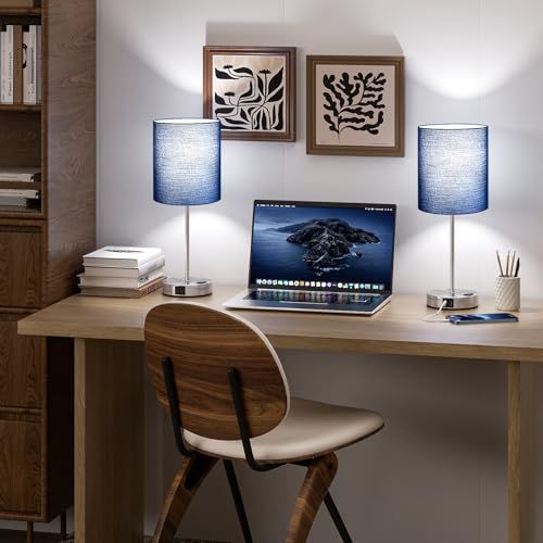 Touch Lamps for Bedroom Set of 2 (2 Count)