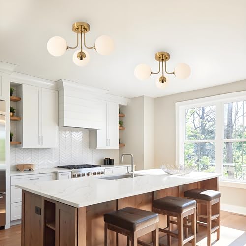 Modern Semi Flush Mount Ceiling Light 3