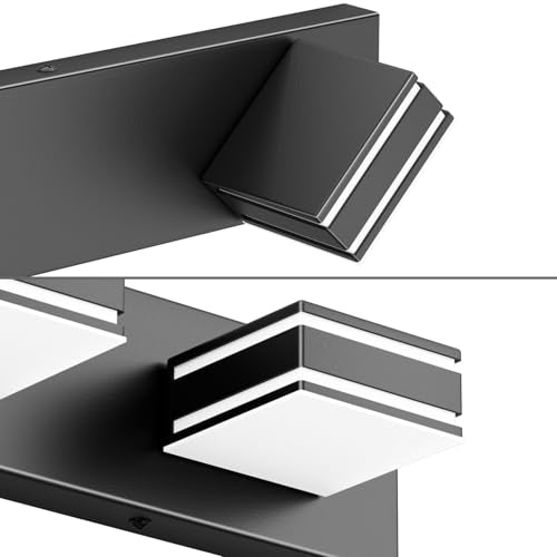 LED Modern Bathroom Vanity Lights Black 3