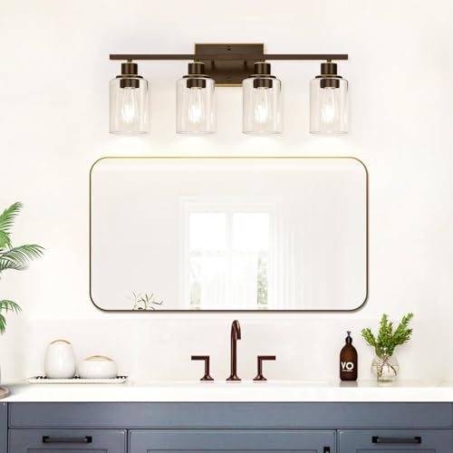 4 Light Bathroom Light Fixtures (4 Count)