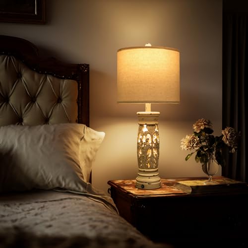 27.25” Farmhouse Table Lamps Set of 2 (2 Count)