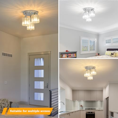 Crystal Ceiling Light Fixture