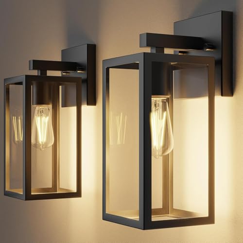Porch Lights Outdoor Wall Light Fixture (2 Count)