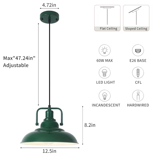 Farmhouse Pendant Light (3 Count)