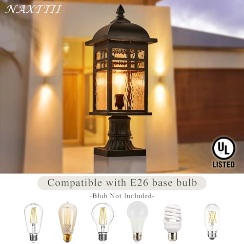 Outdoor Post Lights Black 22 Inch Outdoor Pole Light Fixtures