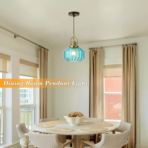 9in Mid Century Modern Pendant Light