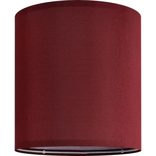 Small Drum Lampshades Burgundy Set of 2 (2 Count)