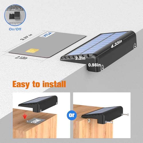 Solar Deck Lights Outdoor 12 Pack (12 Count)