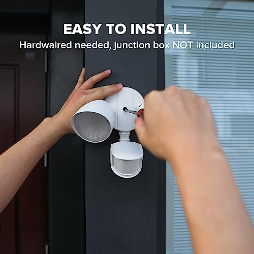 2 Pack 32W 3500 Lumen LED Security Lights Motion Sensor Light Outdoor (2 Count)