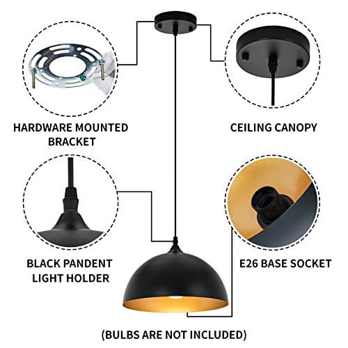 Farmhouse Pendant Lighting for Kitchen Island (2 Count)