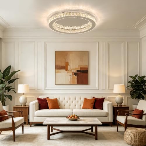 Dimmable Crystal LED Ceiling Light