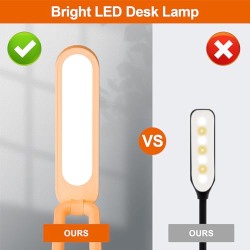 LED Desk Lamp for Office Home & Battery Operated Lamp Rechargeable Lamp Foldable & Portable Light