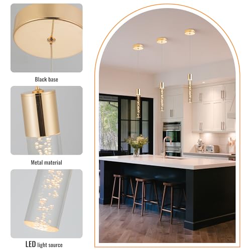 Modern LED Pendant Lights Kitchen Island Lighting (3 Count)